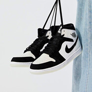 耐克（NIKE）女板鞋aj1 Air Jordan新款中高幫舒適透氣運動(dòng)休閑籃球鞋【尖貨】 DN4321-100 黑白熊貓GS 39