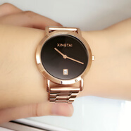 標(biāo)冠潮流女表優(yōu)雅白領(lǐng)魅力手表 女生簡約大方女表 石英時尚腕表 玫瑰金