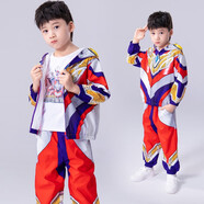 藍貝妮賽羅迪迦奧特曼衣服春秋季童裝男童套裝兒童秋裝小男孩萬(wàn)圣節服裝 特利迦奧特曼（眼燈+胸燈） 130 碼建議身高125CM