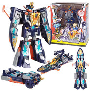 奧迪雙鉆巨神戰擊隊3超救分隊合體召喚器玩具變身器人偶軟膠公仔 豪華版天星戰機王534303