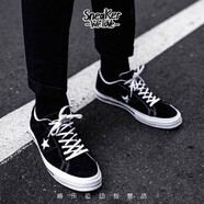 Converse匡威 One\/All Star 經(jīng)典黑白翻毛皮男女鞋休閑運動板鞋 158369C 42