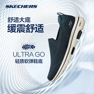 斯凱奇（Skechers）夏季男鞋透氣網(wǎng)面鞋一腳蹬懶人鞋輕便健步鞋男休閑時(shí)尚百搭運(yùn)動(dòng)鞋 038-NVBL海軍藍(lán)色/藍(lán)色 42 (265mm)