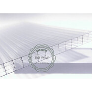 奔新農（BENXINNONG）透明空心耐力板雨棚塑料板多層中空雙層采光板陽(yáng)光房 12mm透明四層陽(yáng)光板 2.1*1米