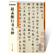 墨點(diǎn)字帖 趙孟頫行書(shū)毛筆字帖（視頻版）館藏珍本 中國(guó)碑帖高清彩色精印視頻技法解析本 趙孟頫行書(shū)五種毛筆字帖
