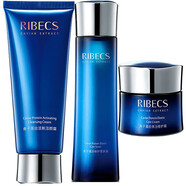 伊貝詩(shī) RIBECS化妝品護膚保濕套裝魚(yú)子蛋白緊膚液柔膚水彈力乳系列 潔顏霜+彈力霜50g+緊膚液130ml