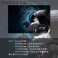 宇航員海報墻貼超大宿舍貼紙NASA高清臥室壁畫定制自粘壁紙?zhí)杖?HA-190 穿越黑洞 900*600mm(貼墻面)