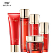 婉絲（SOFTSILK）蘊能悅顏系列護膚品套裝 蝦青素抗皺 深層補水保濕水嫩 洗+水+乳+精華+眼霜
