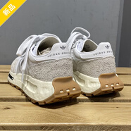 阿迪達斯 （adidas）三葉草 Retropy E5 男鞋女鞋輕便減震慢跑鞋潮流舒適運動 H03075/白/淺灰 42.5