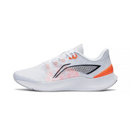 李寧輕質(zhì)跑鞋夏新款男子超輕緩震耐磨透氣網(wǎng)面休閑鞋AR 標準白(003) 39.5