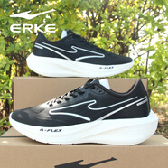 鴻星爾克2024夏季新款奇彈男鞋輕便減震跑步鞋耐磨運動(dòng)鞋男休閑鞋女鞋百搭 -008正黑（男鞋） 39