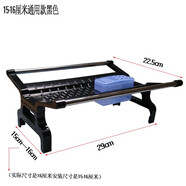 米拓電熱油汀通用烘衣架電暖氣器片油丁晾衣架取暖器烘衣架油汀配件 15-16黑色不可折疊