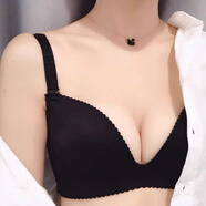 LOEEMON歌瑞森真我經(jīng)典款無鋼圈文胸聚攏收副乳內(nèi)衣調(diào)整型性 黑色（粉吊牌） 75B