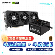 技嘉（GIGABYTE）魔鷹4060 Gaming OC顯卡+550W技嘉電源套裝