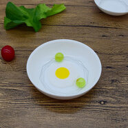 樂(lè )美雅(Luminarc)餐具無(wú)鉛耐熱盤(pán)子餐盤(pán)碟子漂亮現代簡(jiǎn)約石紋微波爐用 6件P3759骨碟5英寸口徑13*3.5cm