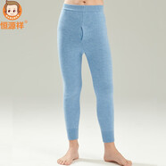 恒源祥兒童羊毛褲100%純羊毛男童純色簡(jiǎn)約百搭女童中大童內穿打底保暖褲 常規100%羊毛【藍色】男 170 高155-170 重80-100斤