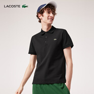LACOSTE法國(guó)鱷魚男裝經(jīng)典商務(wù)休閑純色翻領(lǐng)Polo衫|PH7937 031/黑色 M 4