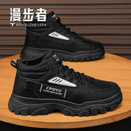 漫步者【官方認證丨國際輕奢】【全球限量款丨原裝直郵】高級定制工裝鞋 MBZ定制丨神秘黑丨限量款 40