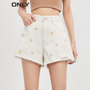 ONLY短褲牛仔褲女|123143008 J2G米白色 155/60A/XSR