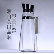 ORTOR冷水壺大容量玻璃壺涼杯家用泡茶壺涼白開水壺水杯套裝 利格時尚條紋手柄壺