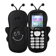 皓軒兒童手機迷你手機中小學(xué)生專(zhuān)用【全網(wǎng)通4G】可愛(ài)卡通定位網(wǎng)紅超薄手機初中電信戒網(wǎng)癮棒棒機無(wú)游戲 黑色【頂配版】電信單卡