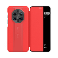 華為（HUAWEI）適用華為Mate50RS保時(shí)捷手機(jī)殼磁吸真皮翻蓋mete50典藏版保護(hù)殼套 紅色 Mate 50RS保時(shí)捷設(shè)計(jì)