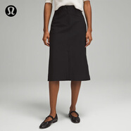 lululemon丨City Sleek 女士高腰半身裙 LW8ALKS 黑色 26