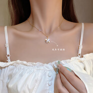 甜美森系鈦鋼項鏈女百搭不掉色小眾設計感時(shí)尚吊墜氣質(zhì)鎖骨鏈飾品 X5206#金色可旋轉風(fēng)車(chē)項鏈