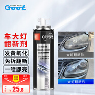 GOOT岡圖汽車大燈翻新修復(fù)液車燈清洗還原翻新劑燈罩發(fā)黃老化劃痕修復(fù)