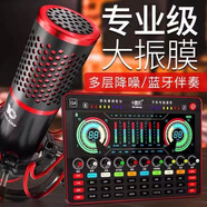 十盞燈P10 48V大振膜手機電腦聲卡套裝 K歌主播外置電容麥克風(fēng)直播喊麥錄音K歌主播麥克風(fēng)話筒設(shè)備 P10【專業(yè)48V大振膜】+G3pro聲卡套裝