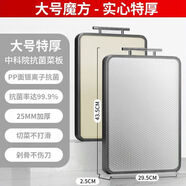 溥畔SHL百味大廚菜板304不銹鋼切菜板加厚雙面大案板水果砧板廚房 3l6款灰44*30*2點(diǎn)5m