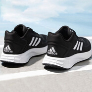 阿迪達(dá)斯（adidas）男鞋跑步鞋 25秋新款運(yùn)動(dòng)鞋緩震防滑慢跑鞋網(wǎng)面透氣低幫休閑鞋子 DURAMO 10【黑白】【主推款】 41 (內(nèi)長(zhǎng)255mm)