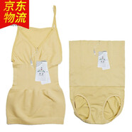 綽態(tài)產(chǎn)后收腹衣塑身衣分體套裝美體束身衣收腹帶收腹內褲女四季款 膚色(吊帶背心+三角褲)套裝 L(120-150斤)