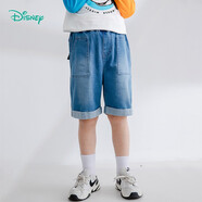 迪士尼寶寶（Disney Baby）迪士尼童裝男童短褲玩具總動(dòng)員巴斯光年牛仔五分褲潮流時(shí)尚