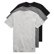 Polo Ralph LaurenT恤男裝男士春夏季棉短袖奢侈品精梳棉3件套裝上衣半截袖名牌禮物 黑色/深灰/淺灰 名牌 2XL 美碼偏大（胸圍127-132）