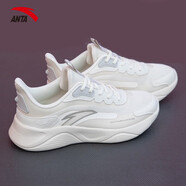安踏（ANTA）凌云女鞋運動鞋網(wǎng)面透氣跑步鞋休閑鞋訓(xùn)練鞋子女 （凌云）5540淺米白/一度灰-3 36