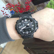 卡西歐（CASIO） 卡西歐CASIO手表PROTREK 太陽(yáng)能戶(hù)外登山男士防水腕表 PRW-6100YT-1人造藍寶石玻璃鏡面