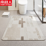 南極人（Nanjiren）浴室地墊硅藻泥吸水墊子衛生間腳墊洗手間廁所門(mén)口入戶(hù)防滑地墊 秋初-浴室墊-05 120*180cm