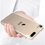 艾么么 適用iPodTouch7手機(jī)殼touch6 ipod保護(hù)套蘋果Touch5黑色磨砂軟殼全包邊硅膠男女防摔外套 透明軟殼+高清鋼化膜+后軟膜