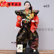 周末島日本人偶娃娃武士忍者人形公仔日式家居裝飾娃娃節(jié)日禮物酒店用品 花色 w15武牌