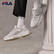 斐樂（FILA）跑步鞋老爹鞋男子跑步鞋MARSⅡ火星二代情侶款復(fù)古運動鞋休閑鞋 南極灰/霧灰-AN-F12M141116F 44