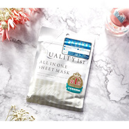皇后的秘密日本QUALITYFIRST皇后的秘密膠原補水保濕面膜緊致抗衰 白色美膚白亮膚面膜:5枚 5片