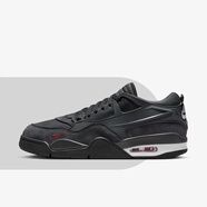 NIKE耐克Air Jordan 4 RM SP聯(lián)名款AJ4黑色 男子低幫復古籃球鞋 HF4334-004 44