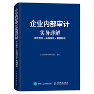 企業(yè)內(nèi)部審計(jì)實(shí)務(wù)詳解 審計(jì)程序 實(shí)戰(zhàn)技法 案例解析