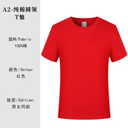 樂(lè)希源電影院工作服定短袖團(tuán)體服文化衫婚慶傳媒攝影公司T恤印字logo 紅色冰絲棉 ) 2XL