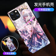 栗好嘉二次元原神黑鯊5pro手機(jī)殼動漫適用iPhone15來電閃發(fā)光oppo全包防摔一加ace手機(jī)套 【神里凌華持劍】 需要其他型號留言備注