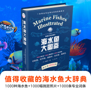 海水鱼大图鉴 1000种深海鱼成长图鉴大全 太平洋海洋动物4K图鉴书 海洋世界儿童书揭秘海洋百科全书海底生物彩色图鉴书籍