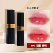 香奈兒（Chanel）coco flash炫光口紅60可可小姐唇膏送老婆女友閨蜜生日禮物女禮盒 97 西柚珊瑚【禮盒裝】 配送禮盒禮袋