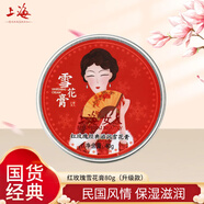上海女人雪花膏補(bǔ)水保濕乳液面霜擦臉油身體乳老牌國貨經(jīng)典護(hù)膚品 紅玫瑰【升級(jí)款】