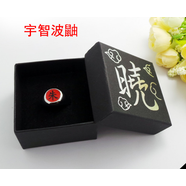 火影忍者戒指曉組織戒指鼬宇智波鼬寫輪眼我愛羅指環(huán)動漫周邊戒指 單個朱（宇智波鼬） 送火影夜光手環(huán)