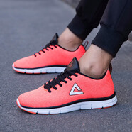 匹克運(yùn)動(dòng)鞋跑鞋秋季款網(wǎng)面舒適百搭透氣跑步鞋休閑鞋旅游鞋情侶鞋 （男款）熒光橙/黑色 39